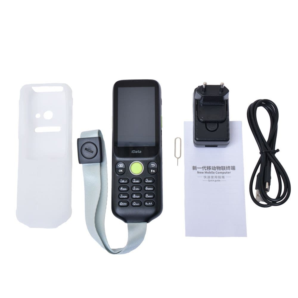 ТСД iData i3 (Android 11 no GMS, 1D/2D сканер iData DS7000pro, Bluetooth, Wi-Fi, 2G/3G/4G (LTE), GSM, GPS, память 2 GB/32 GB, экран 3.2" разрешение 800 х 480, 23 клавиши, АКБ 3000 mAh, IP54, камера 8MP, 178 грамм, ремешок, адаптер, кабель USB Type-C, без